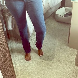 Ash Grey Straight/Skinny Leg Jeans